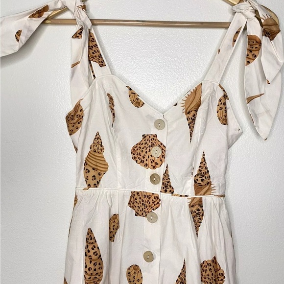 Farm Rio Seashell Print Dress sz XS - Picture 4 of 6